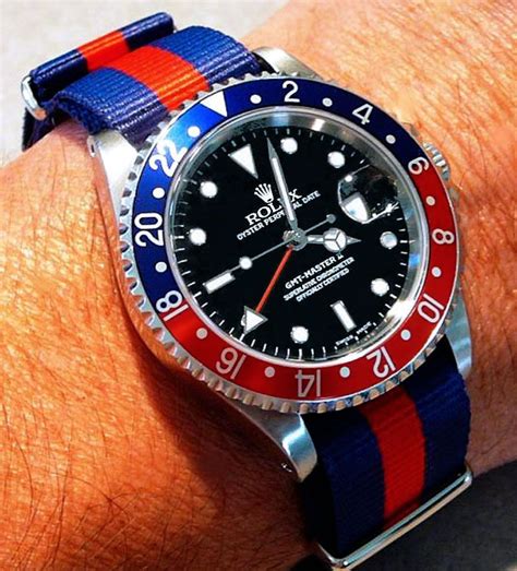 rolex pepsi blue strap|rolex gmt blue pepsi.